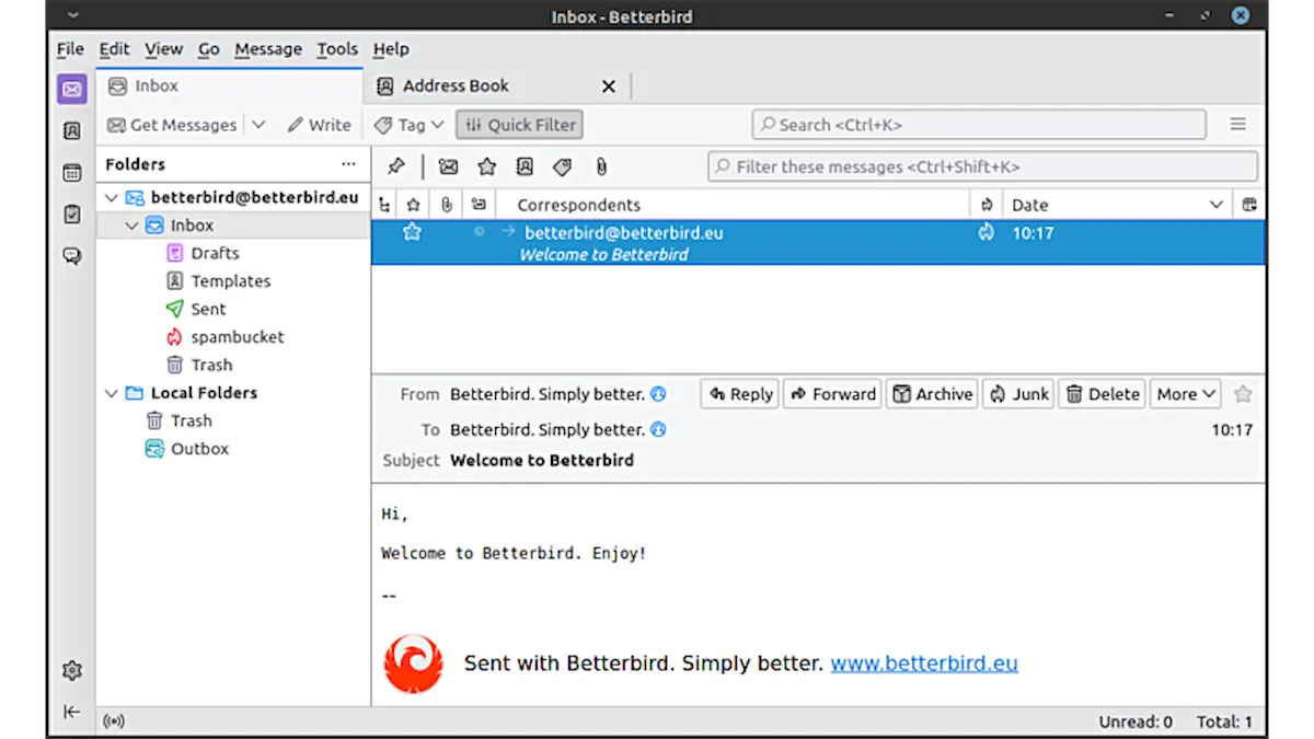Como instalar o cliente de e-mail Betterbird no Linux via Flatpak