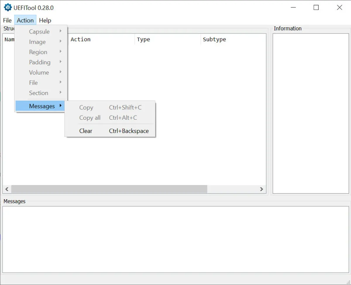 Como instalar o editor UEFITool no Linux via Flatpak