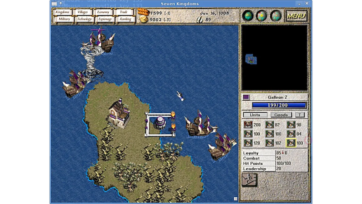 Como instalar o jogo Seven Kingdoms: Ancient Adversaries no Linux via Flatpak