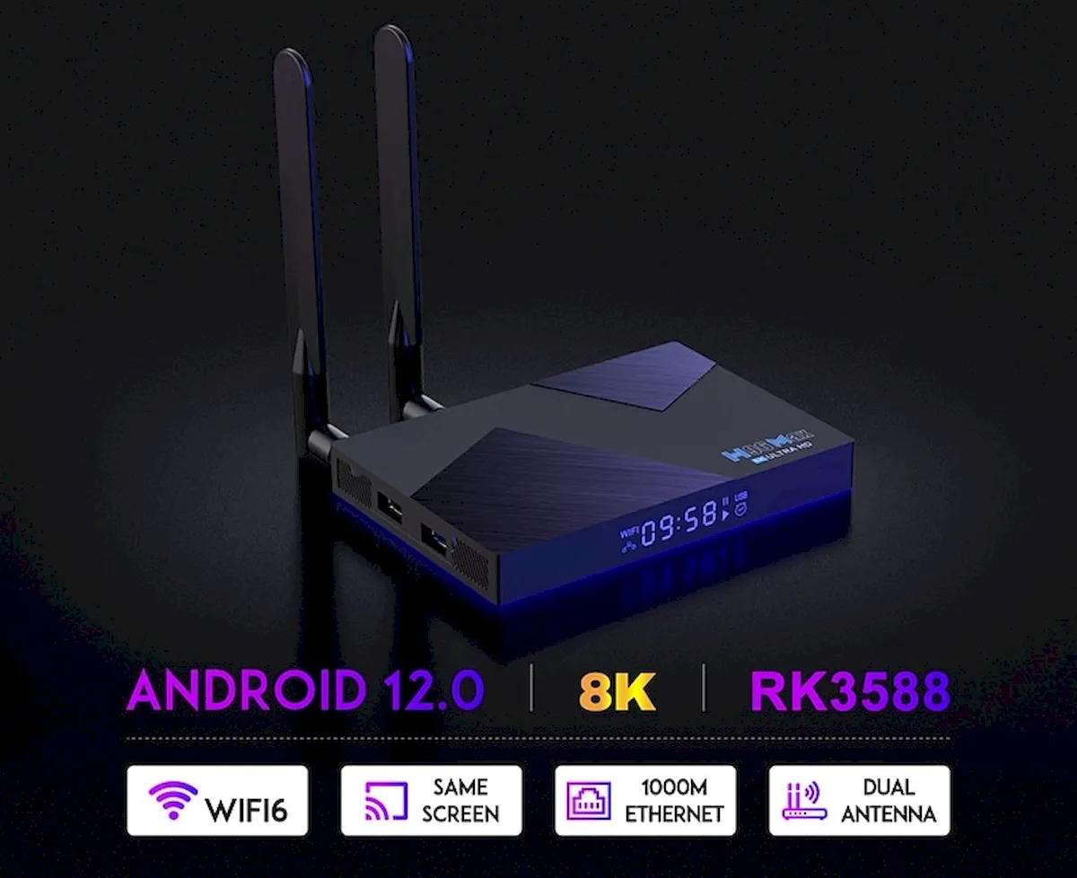 H96 MAX V58, um Android TV box com um chip RK3588