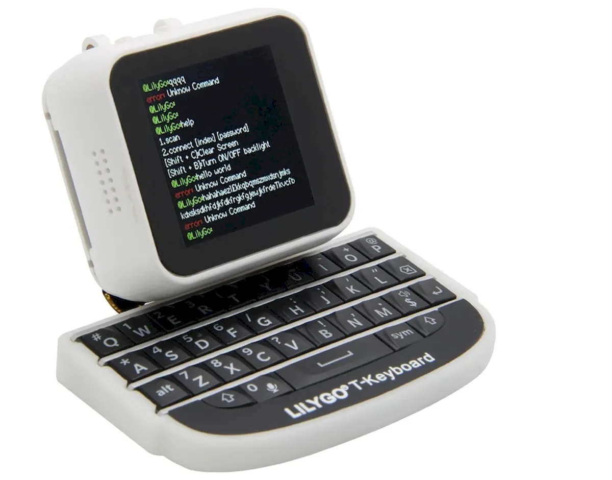 kit de teclado transforma um smartwatch em um mini-computador