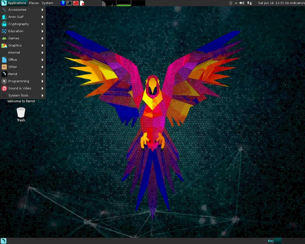 Parrot 5.1 lançado com AnonSurf 4, Kernel 5.18, e mais