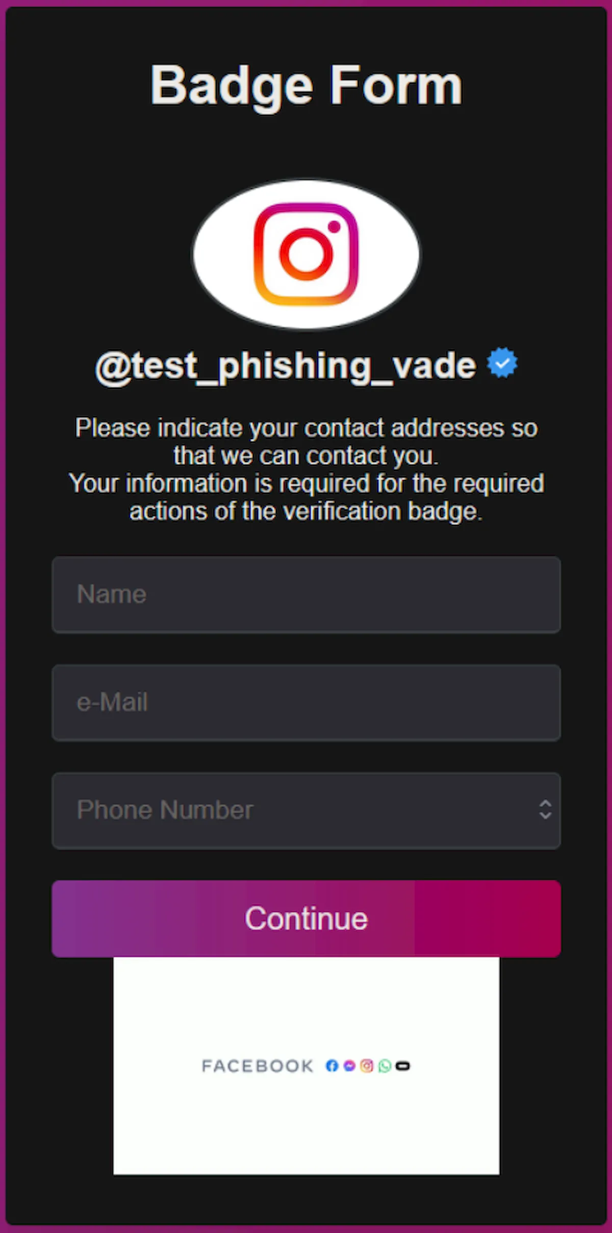 Phishing do Instagram usa isca de selo azul em mais de mil usuários