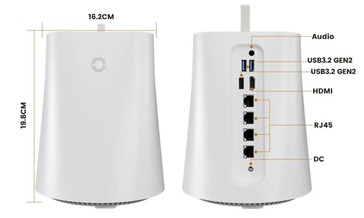 Topton NAS N1, um servidor de armazenamento doméstico dual-bay com AMD Athlon 3050e