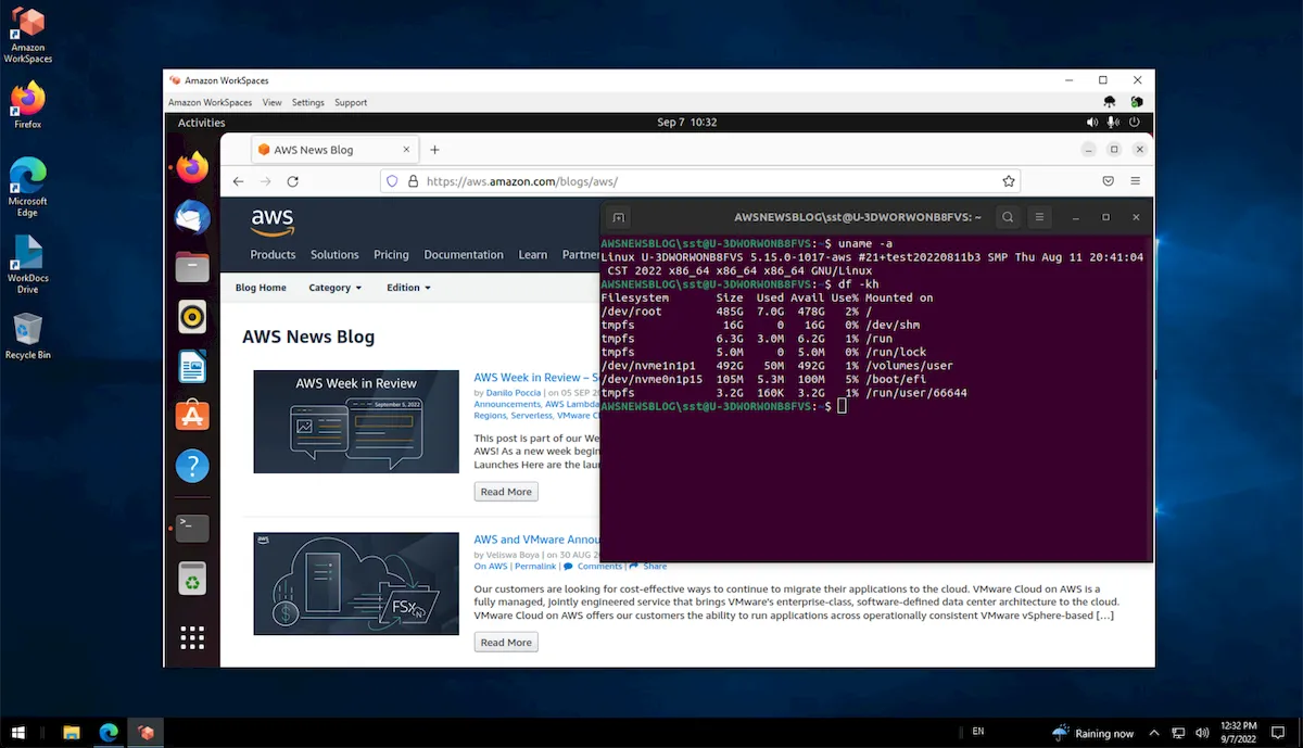 AWS anunciou a disponibilidade do Ubuntu Desktop via nuvem