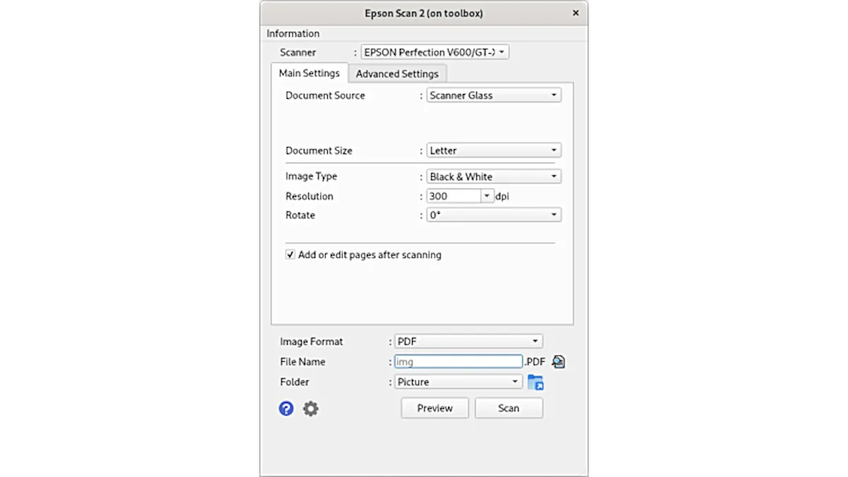 Como instalar o Epson Scan 2 no Linux via Flatpak