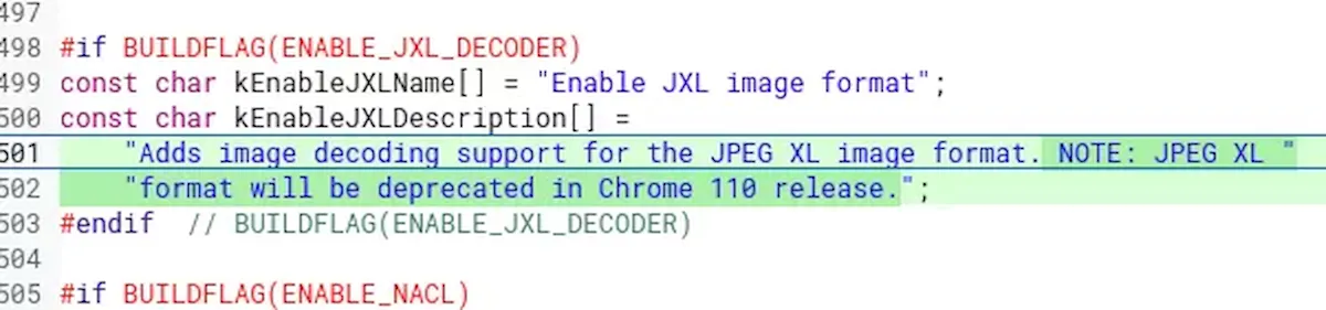 Google Chrome irá descontinuar o JPEG-XL
