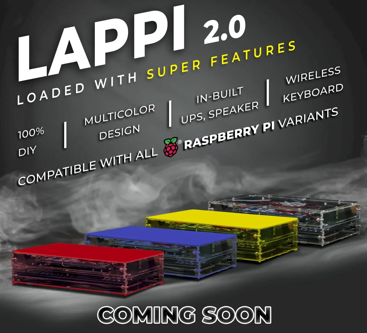 LapPi 2.0, um mini laptop construído em torno de um Raspberry Pi