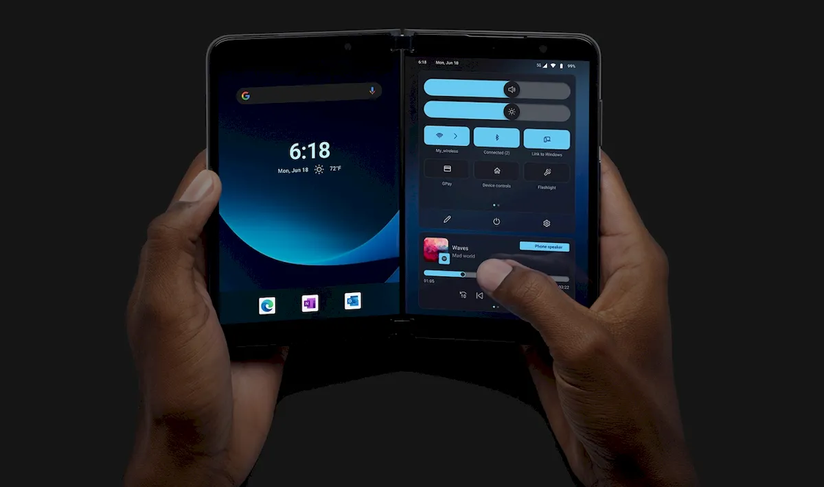 Microsoft está lançando o Android 12L para o Surface Duo