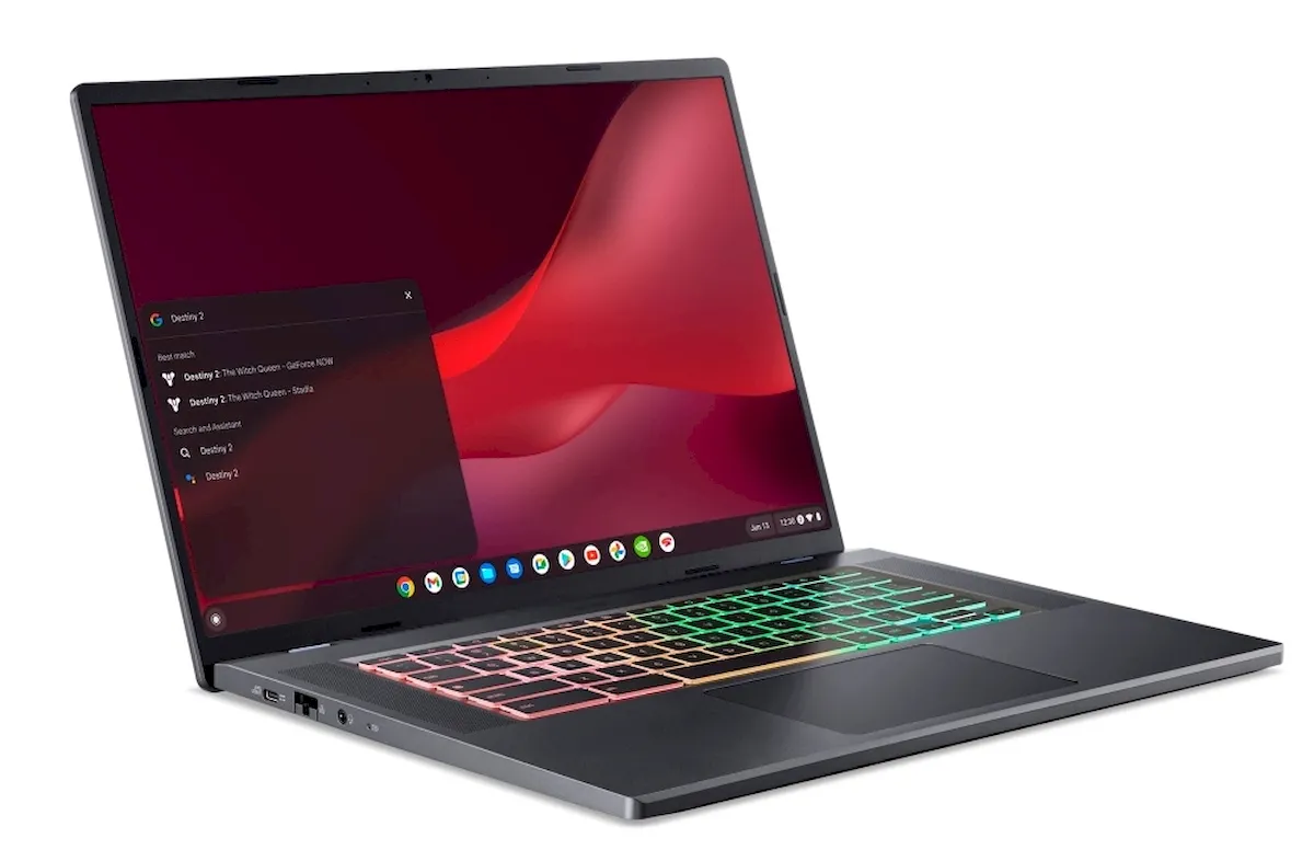 Primeiro Chromebook para jogos da Acer será lançado neste mês