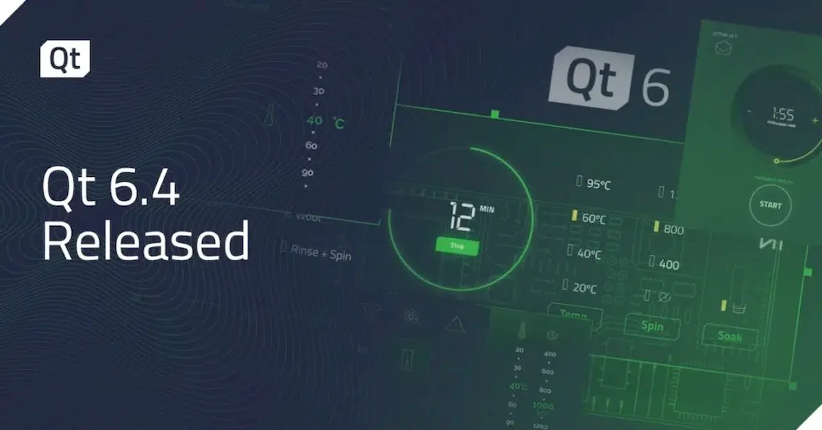 Qt 6.4 lançado com novos recursos, melhorias internas, e mais