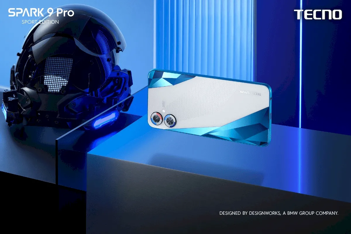 Tecno Spark 9 Pro Sport Edition lançado com design da Designworks da BMW
