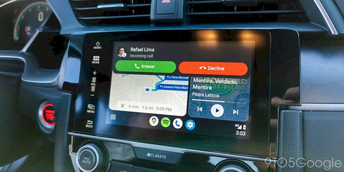 Android Auto ganhou um novo design