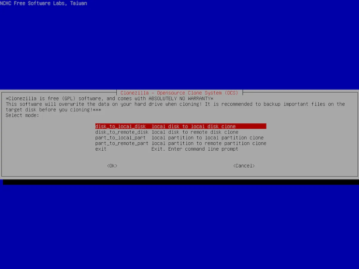 Clonezilla Live 3.0.2 lançado com o Kernel 6, e mais