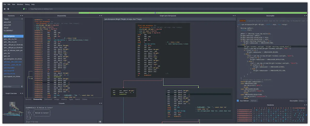 Como instalar a interface para Rizin Cutter no Linux via Flatpak