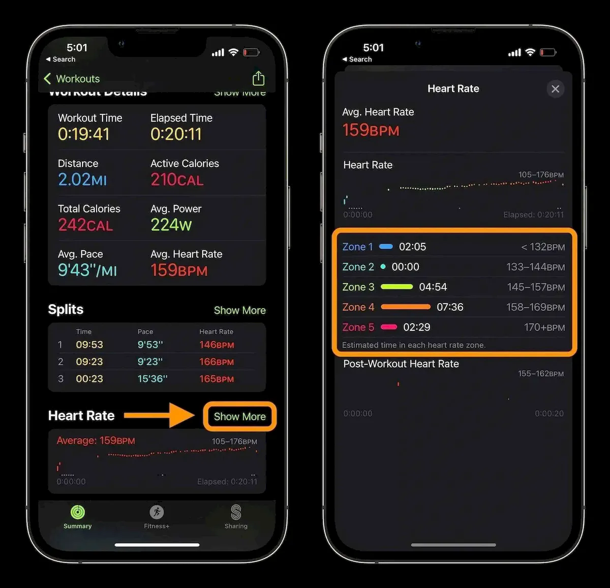 Como ver suas zonas de frequência cardíaca no Apple Watch e iPhone