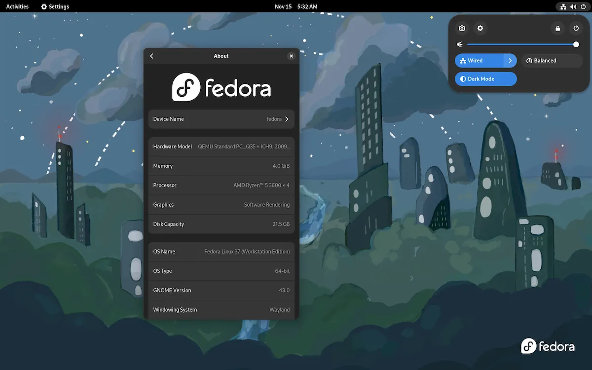 Fedora 37 lançado com GNOME 43, kernel 6, e muito mais