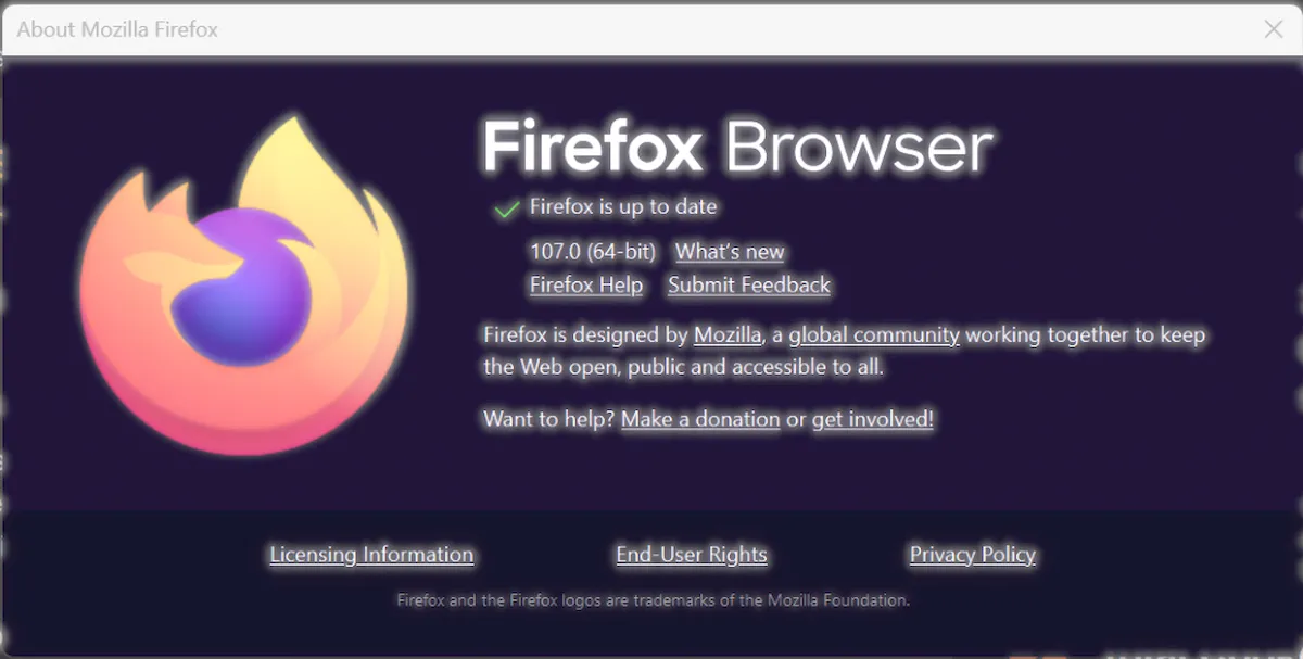 Firefox 107 já está disponível para download