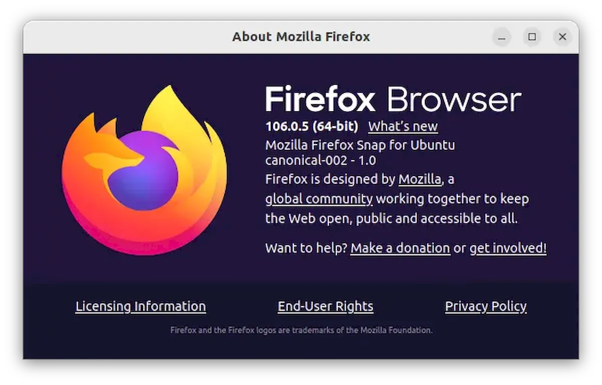 Firefox no Ubuntu 22.04 voltou a suportar mensagens nativas