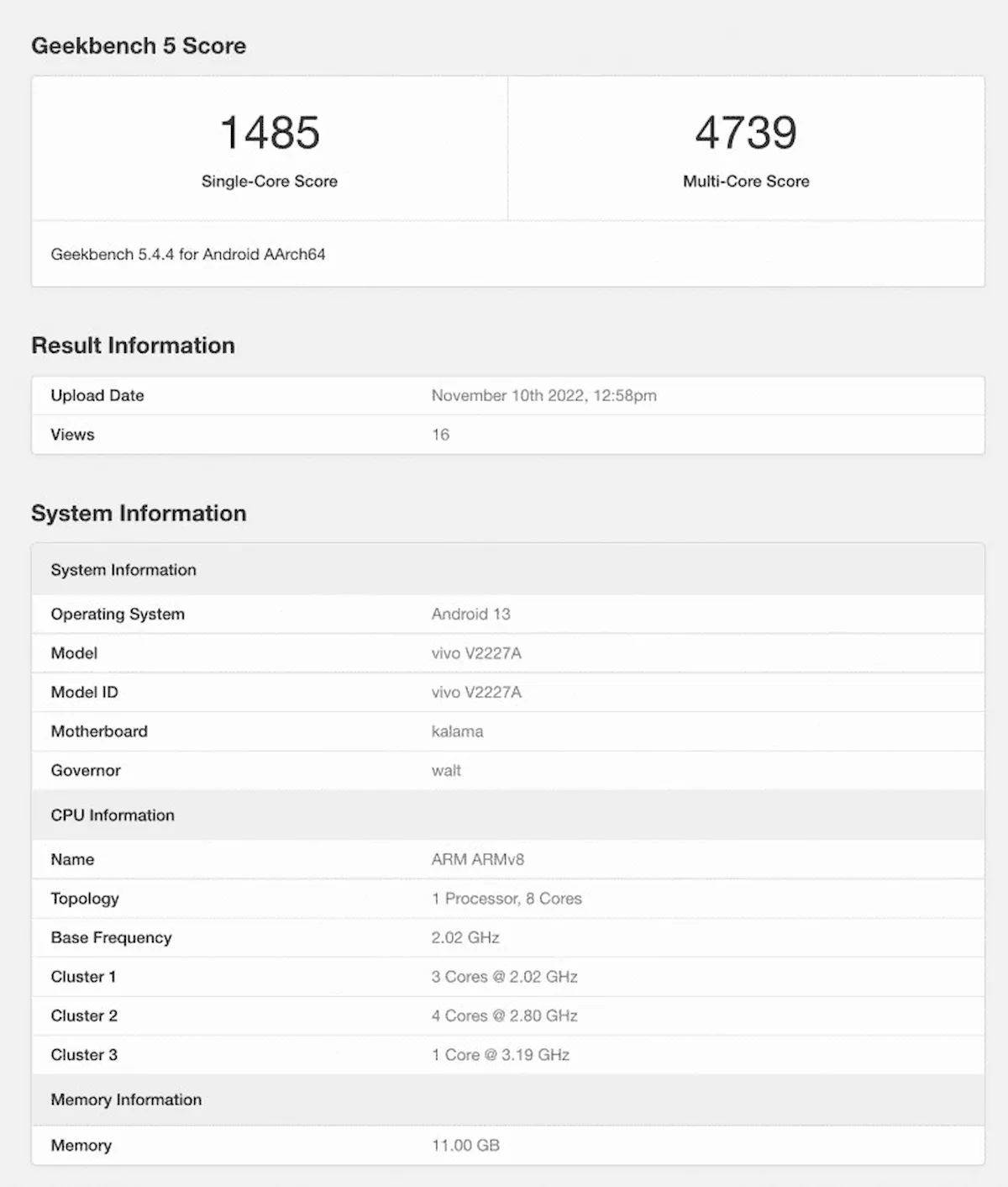 Geekbench revelou que o Vivo X90 Pro+ terá Snapdragon 8 Gen 2