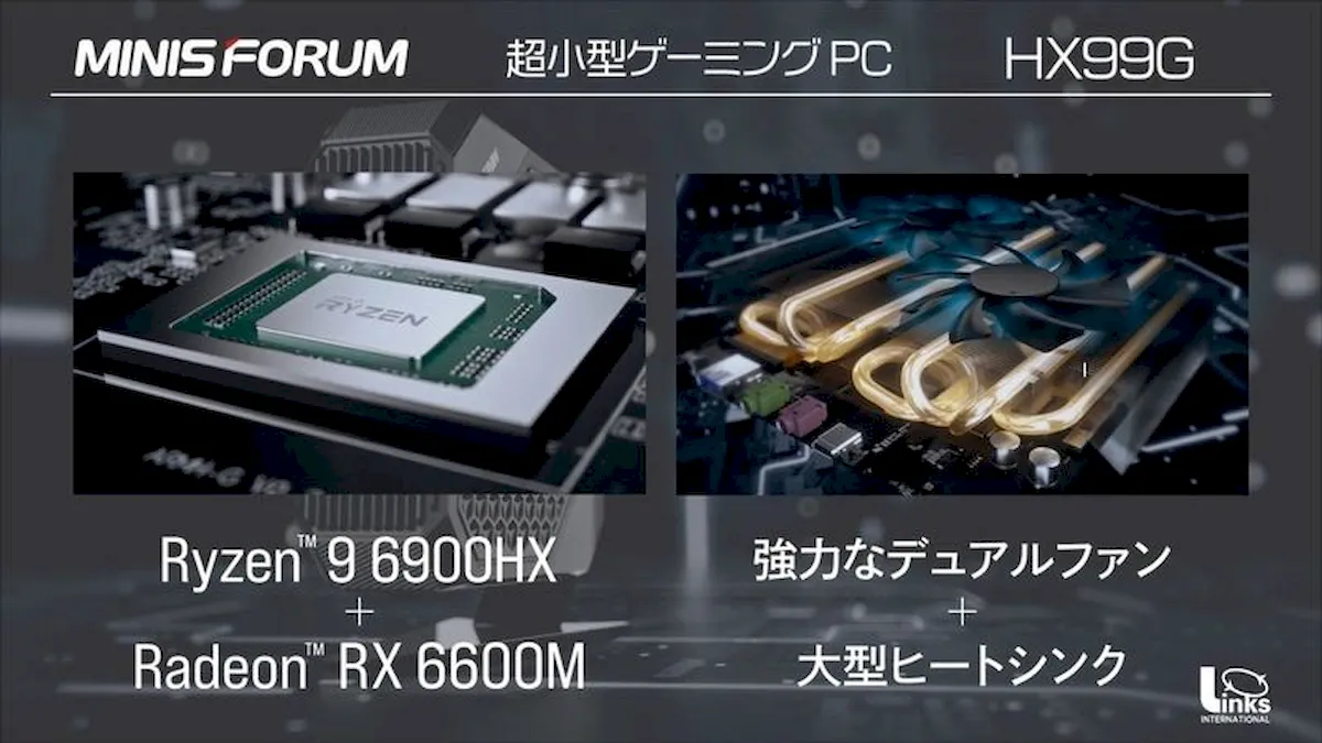 HX99G, um mini PC com Ryzen 9 6900HX e Radeon RX 6600M