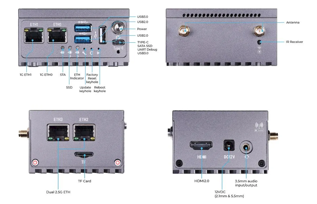 LinkStar H68K, um roteador de bolso que vem com o Android