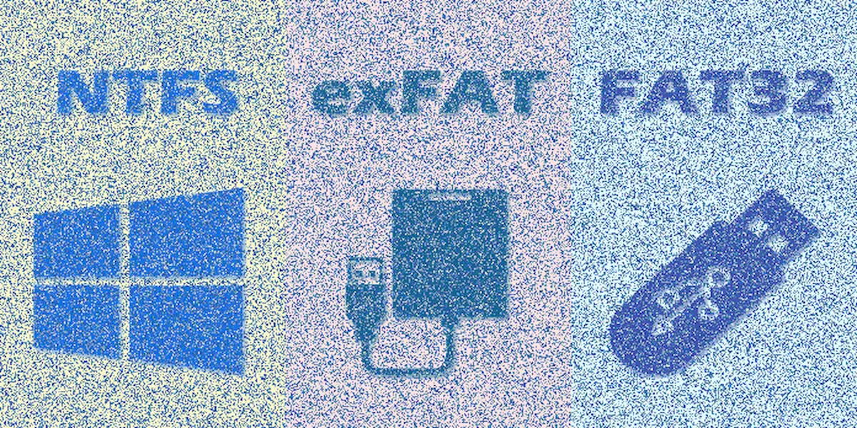 Qual é a diferença entre FAT32, NTFS e exFAT?