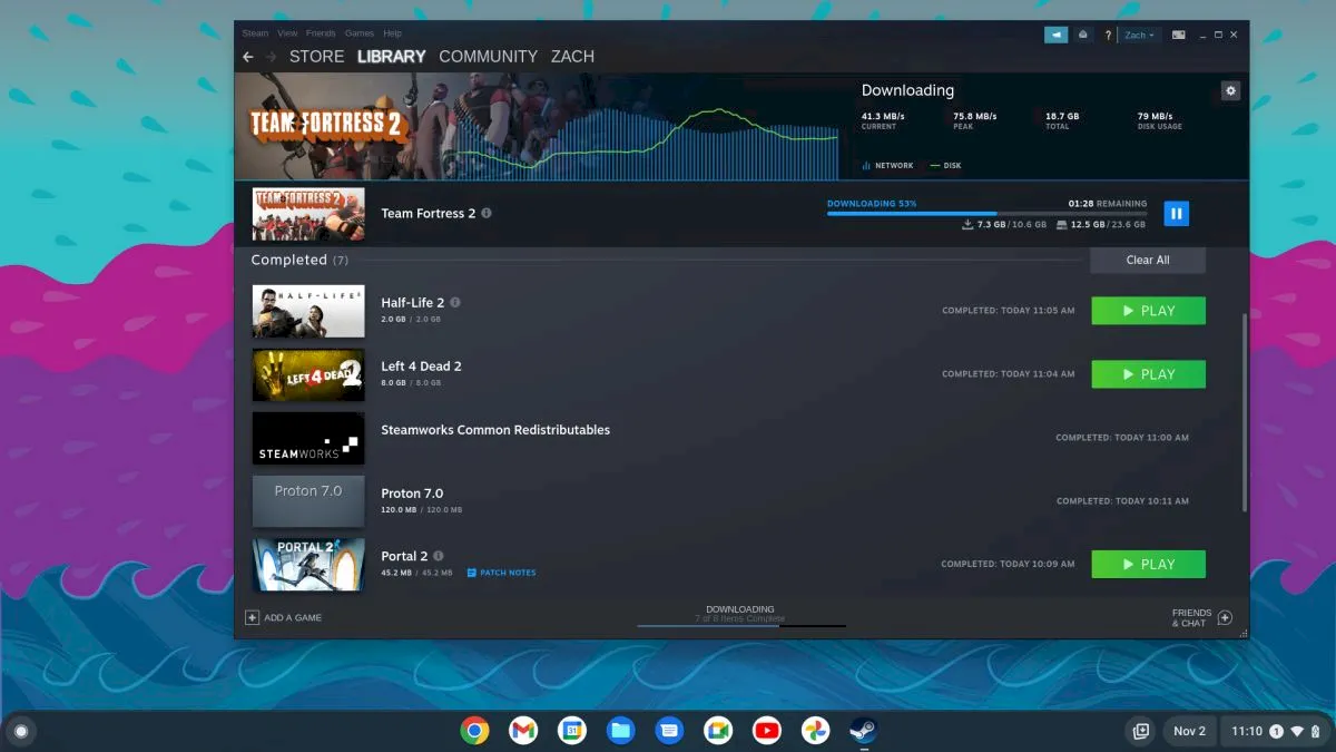 Steam on ChromeOS Beta lançado com suporte a mais hardware