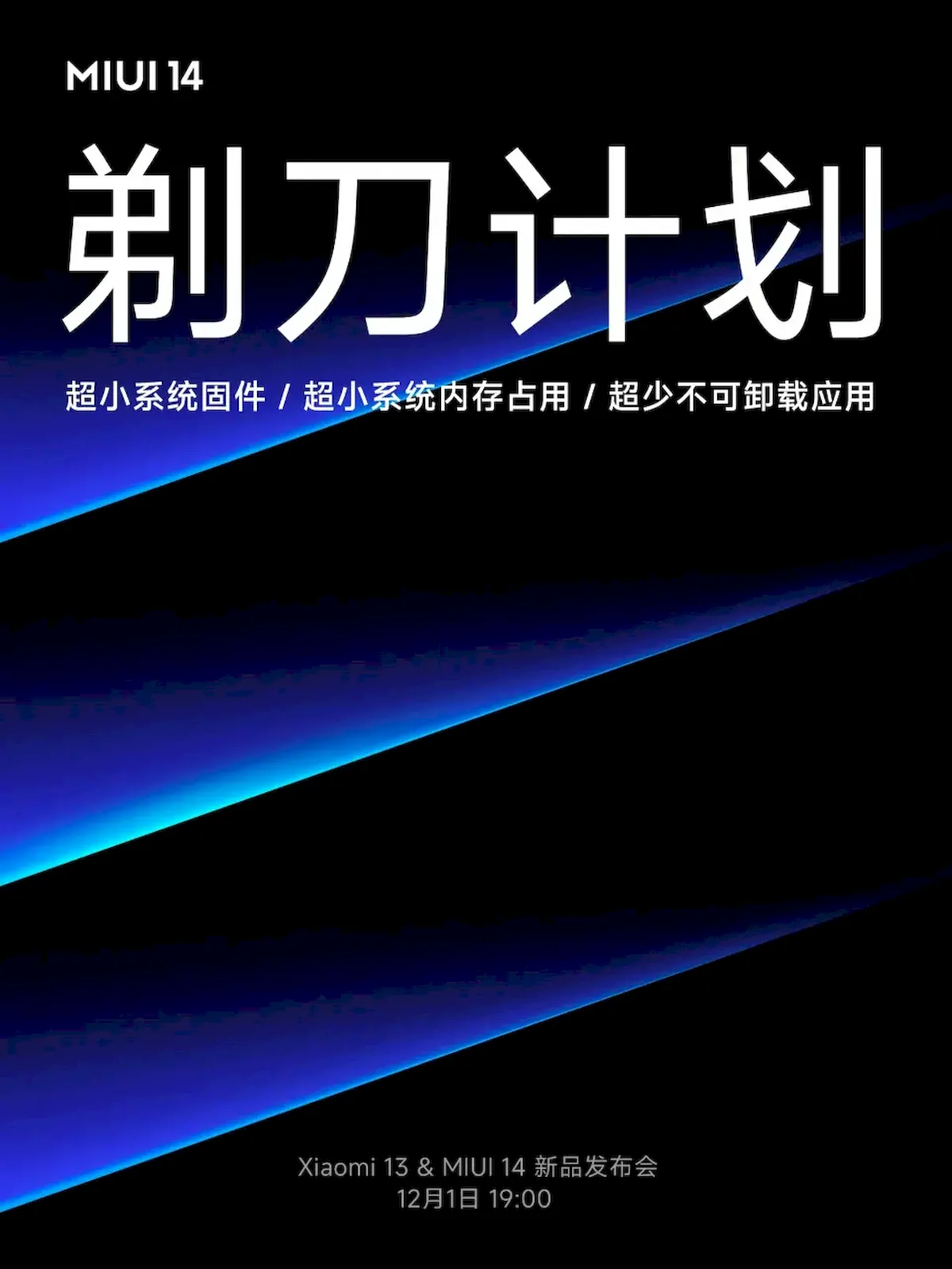 Xiaomi MIUI 14 será anunciado em 1º de dezembro