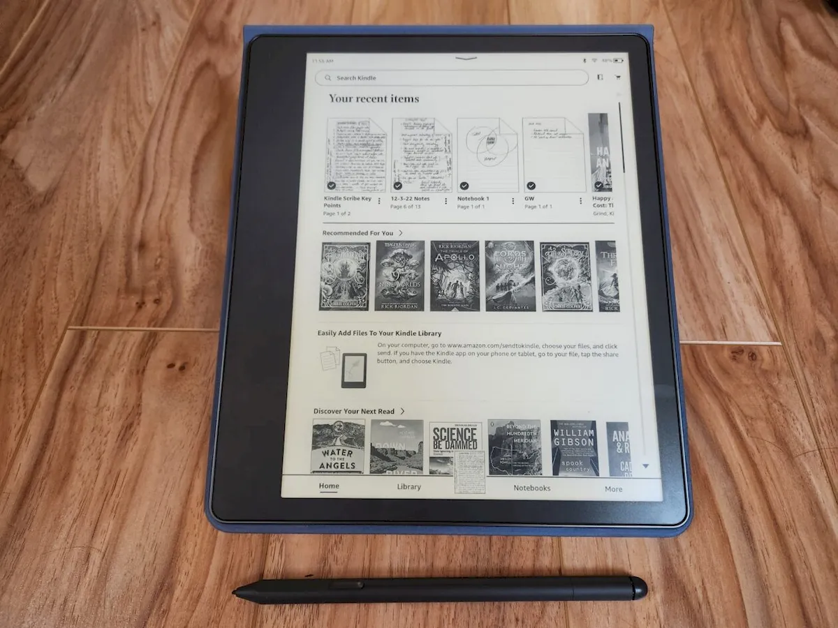 Amazon promete trazer novos recursos para o Kindle Scribe