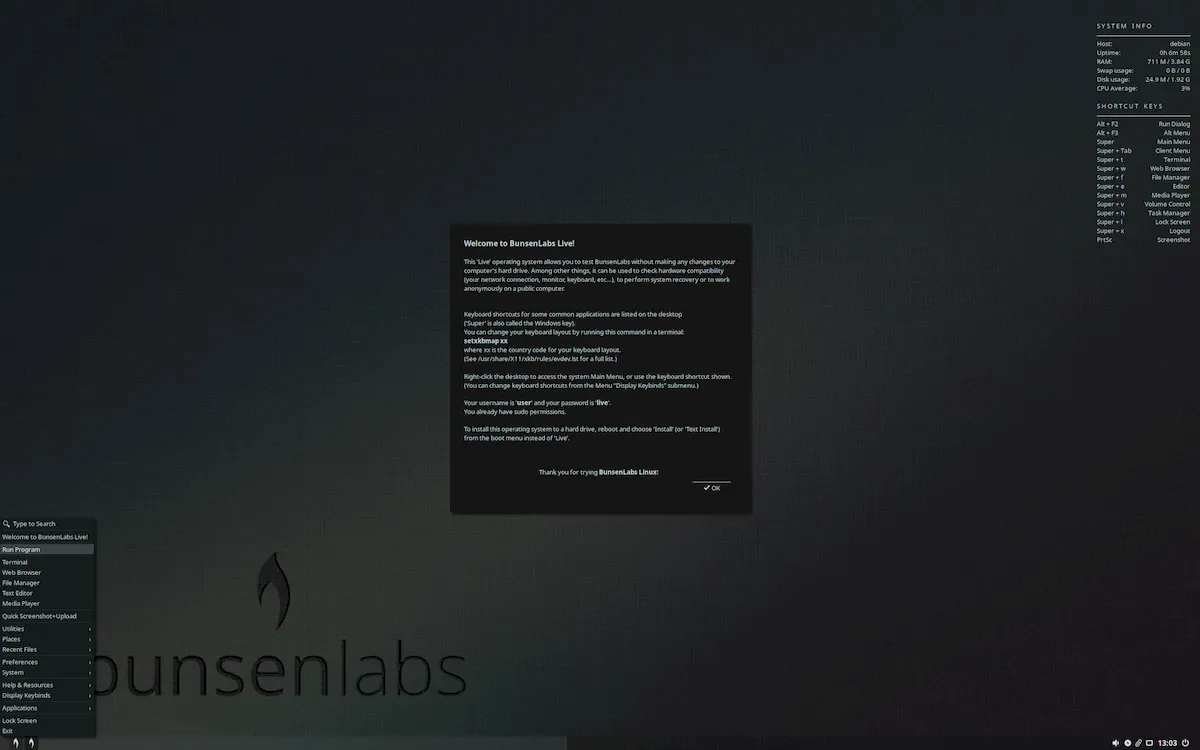 BunsenLabs Beryllium lançado com base no Debian 11