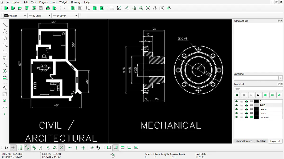 Como instalar o LibreCad no Linux via Flatpak