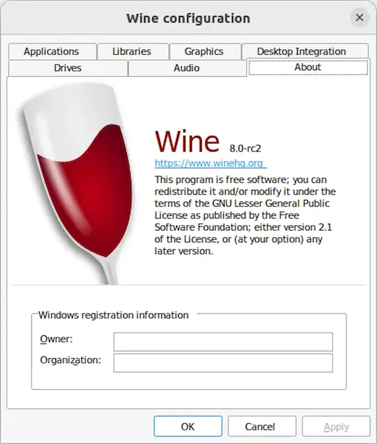 Como instalar Wine 8.0 RC2 no Ubuntu 20.04, 22.04, e derivados
