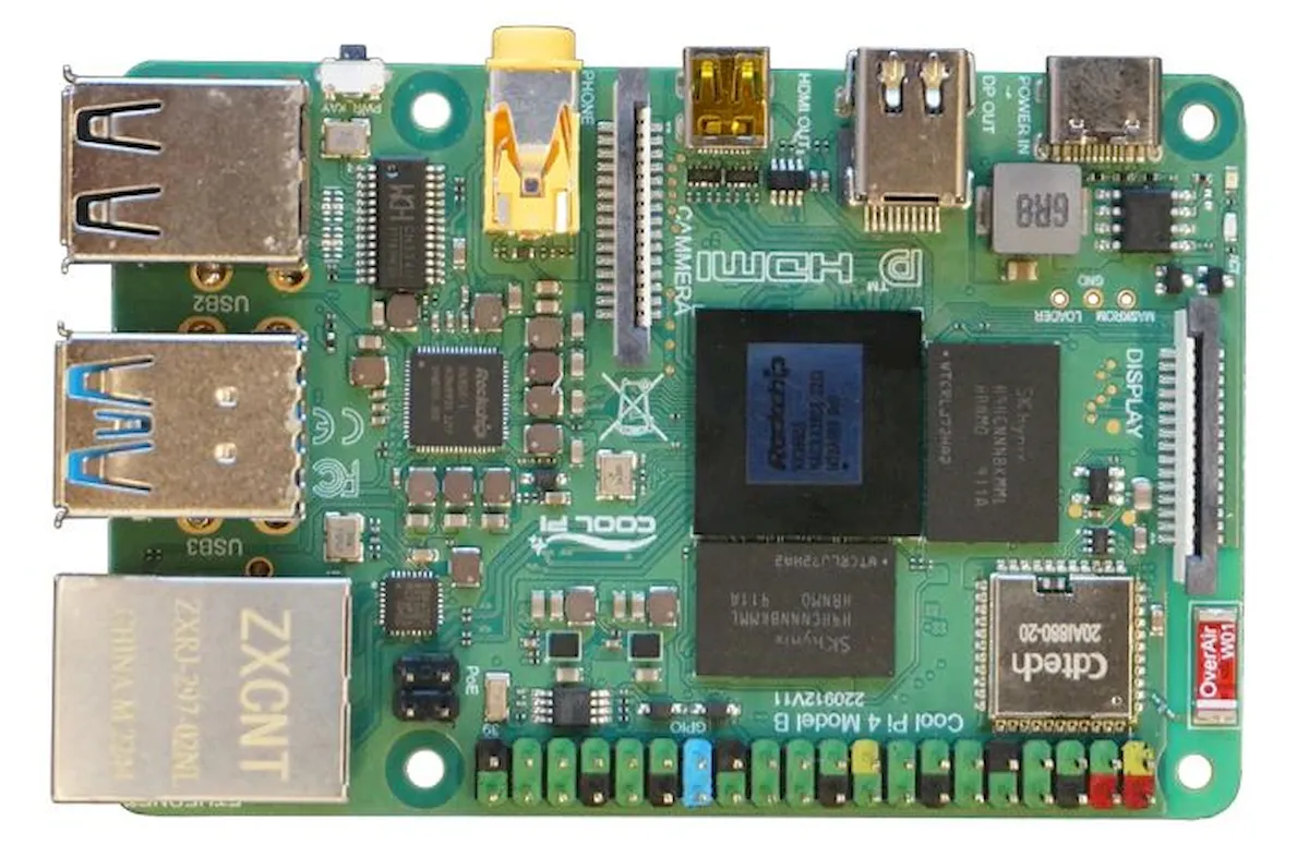 Cool Pi 4, uma placa em forma de Raspberry Pi com RK3588S