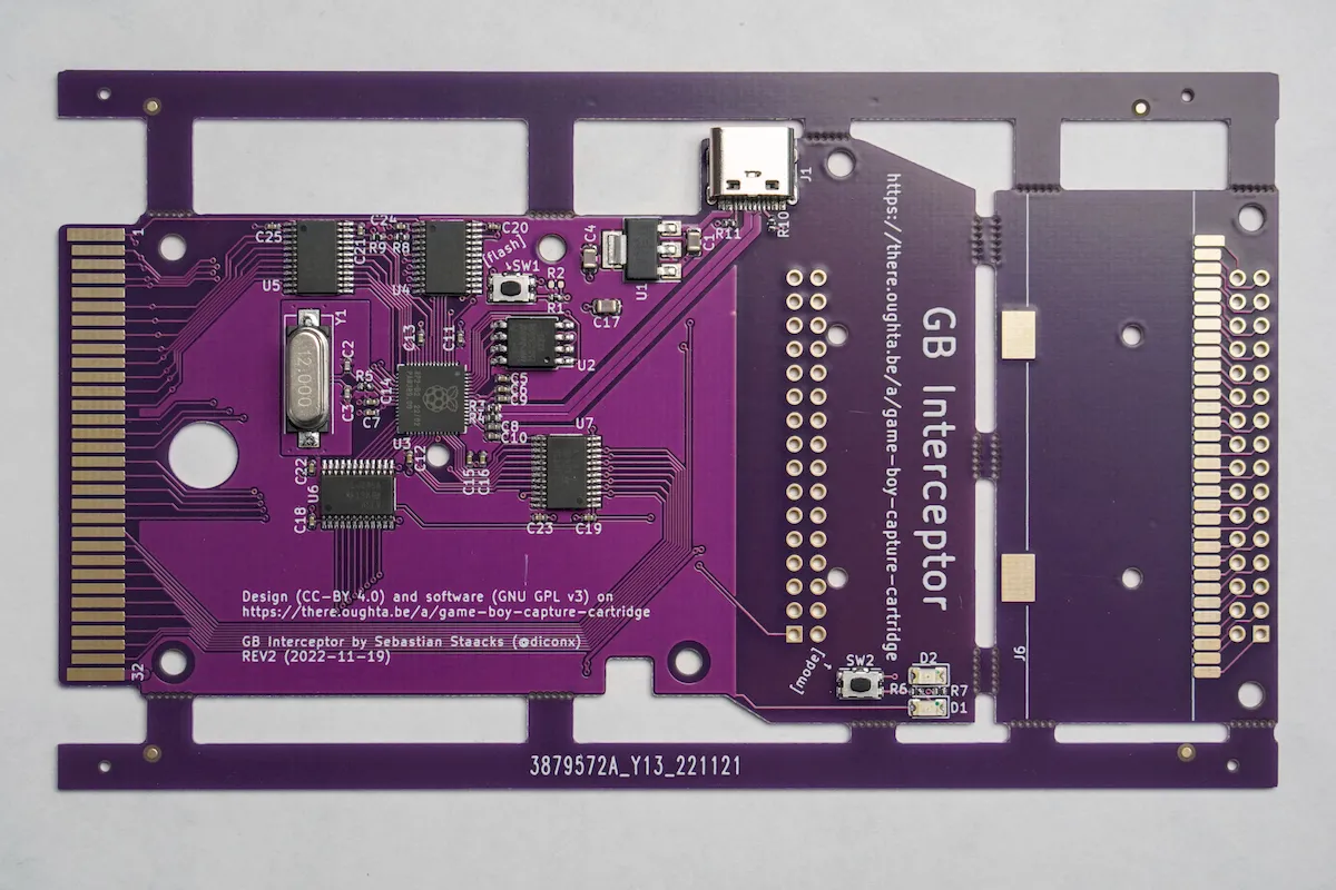 GB Interceptor, uma placa de captura de vídeo DIY para Game Boy