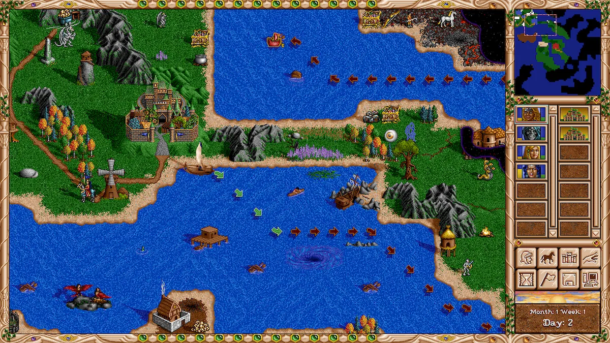 Heroes of Might and Magic II 1 lançado com uma versão Android, e mais