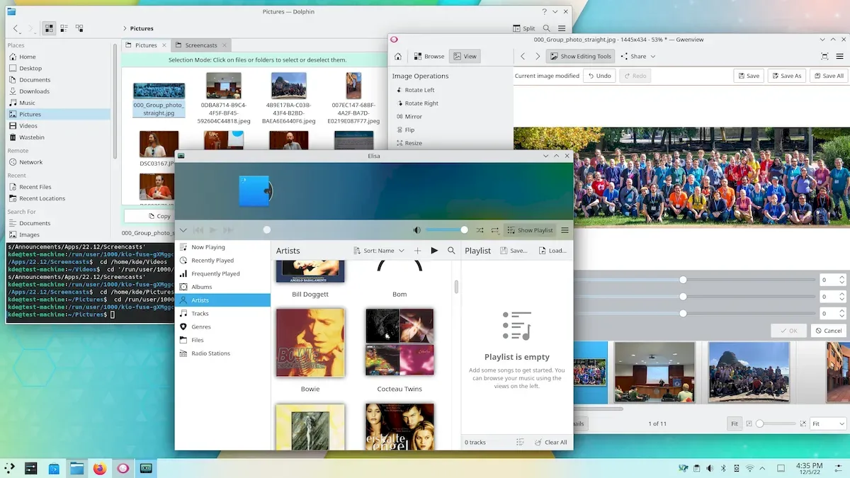 KDE Gear 22.12 lançado com melhorias para vários aplicativos