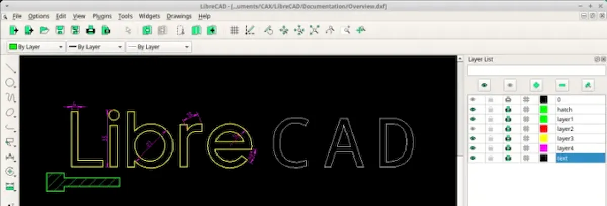 LibreCAD 2.2 lançado com QT5, redesenho, e muito mais