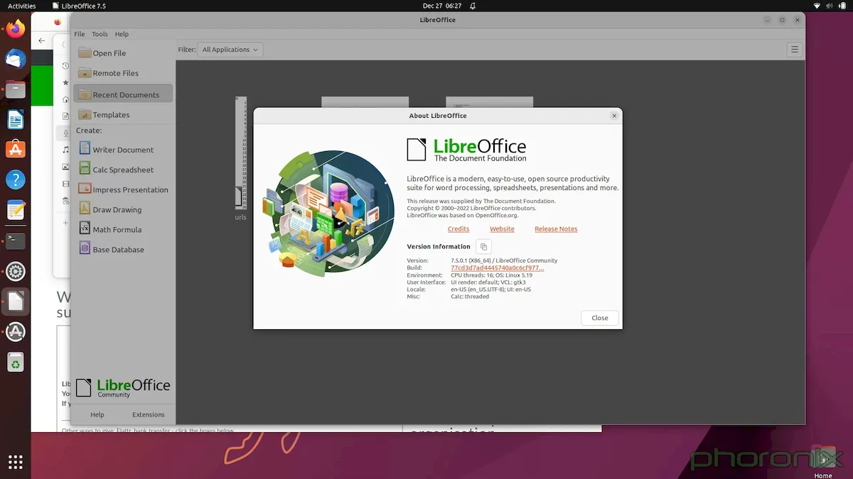 LibreOffice 7.5 RC1 já está disponível para testes