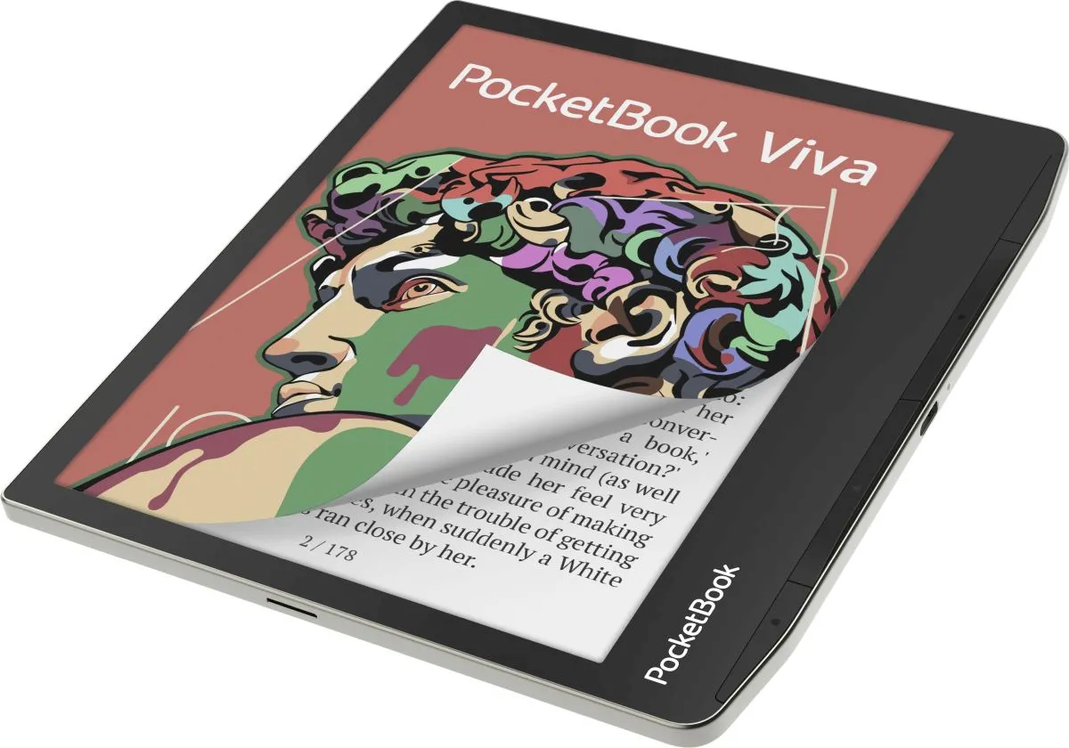 PocketBook Viva, um eReader com tela colorida E Ink Gallery