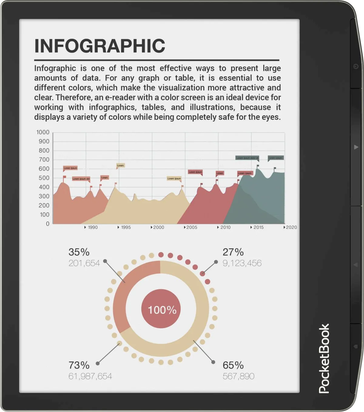 PocketBook Viva, um eReader com tela colorida E Ink Gallery