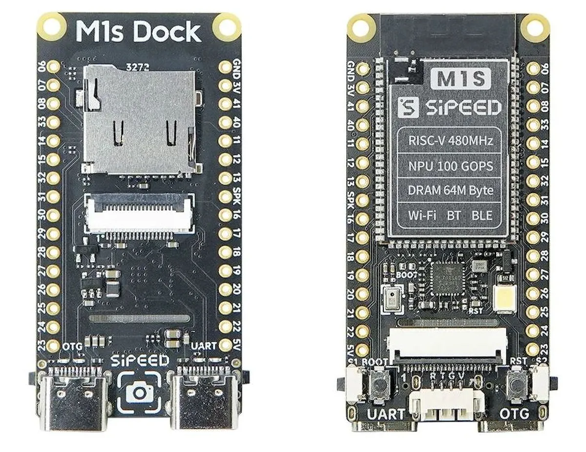 Sipeed M1s DOCK, uma mini placa de desenvolvimento RISC-V