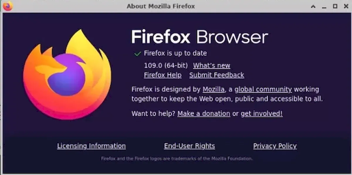 Firefox 109 lançado com botão de extensões unificadas, e mais
