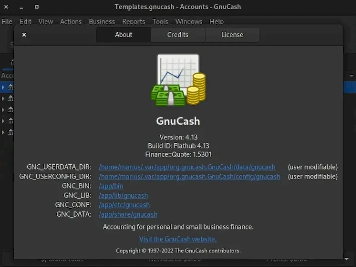 GnuCash 5 terá um novo assistente de transações de estoque, e mais