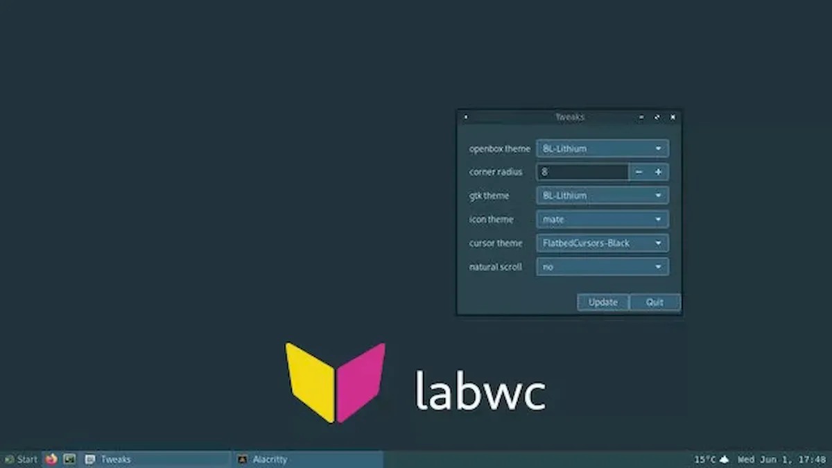 labwc 0.6.1 lançado com novos recursos e correções de bugs