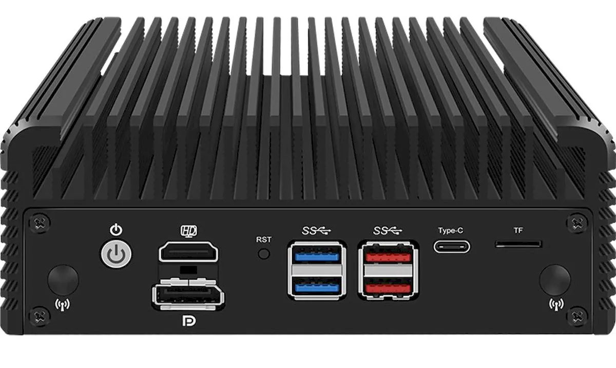 Mini PCs fanless com Alder Lake-U e 6 portas Ethernet chegaram