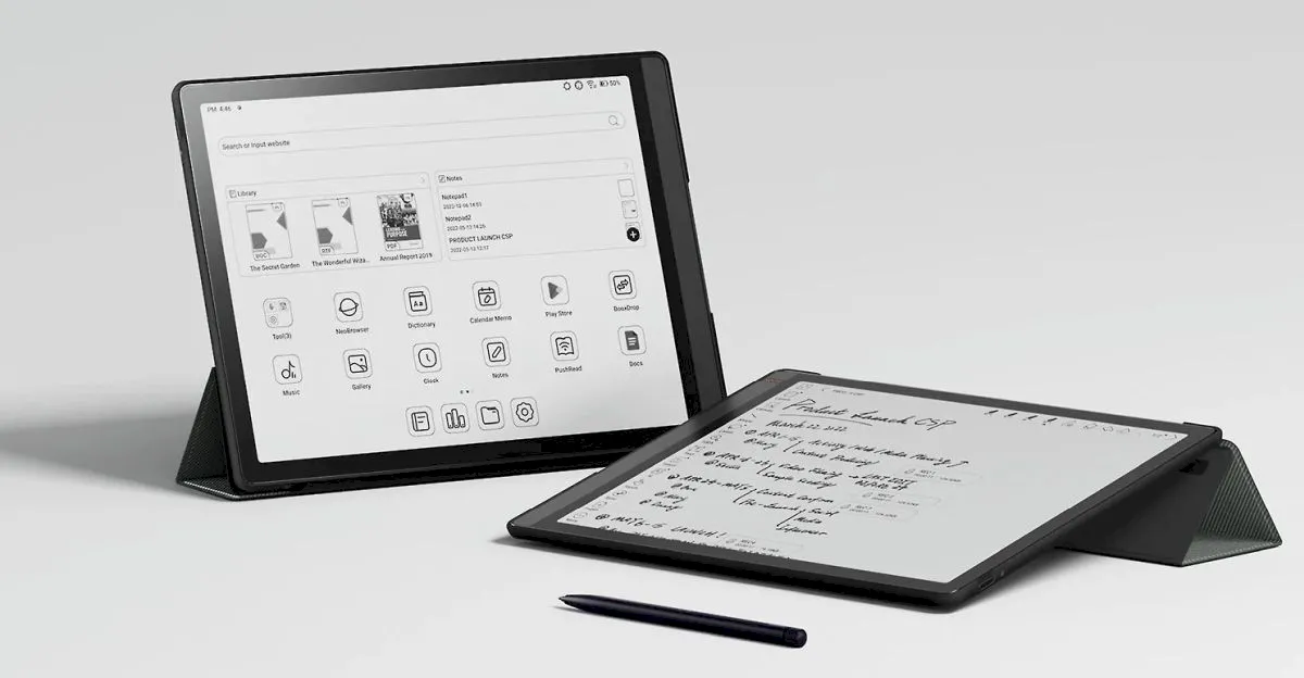 Onyx Boox Tab X, um tablet E Ink com Android 11 e suporte a caneta