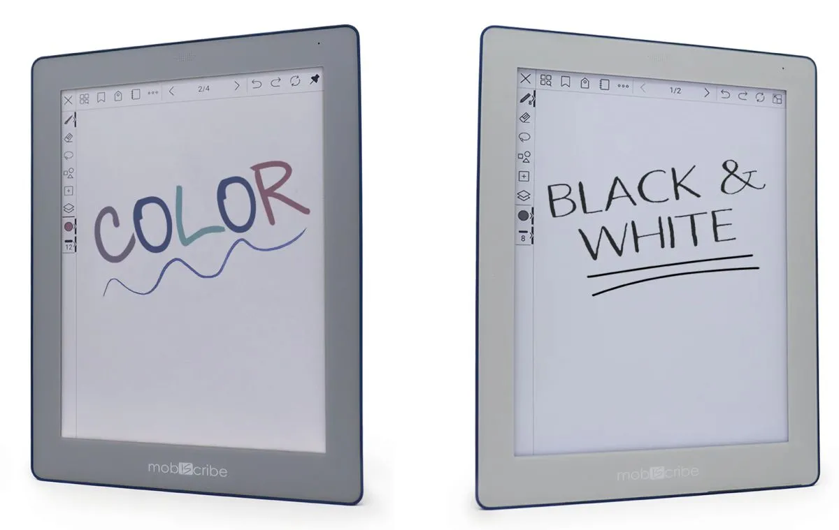 Wave, um eReader com tela E Ink colorida ou escala de cinza