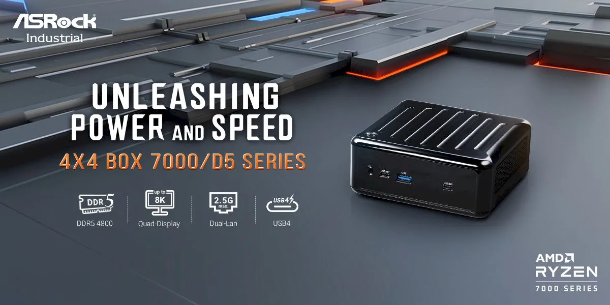 4X4 BOX-7000/D5, os mini PCs que suportam AMD Ryzen 7000U