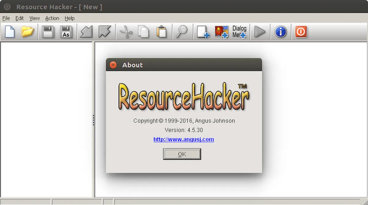 Como instalar o Resourcehacker no Linux via Snap